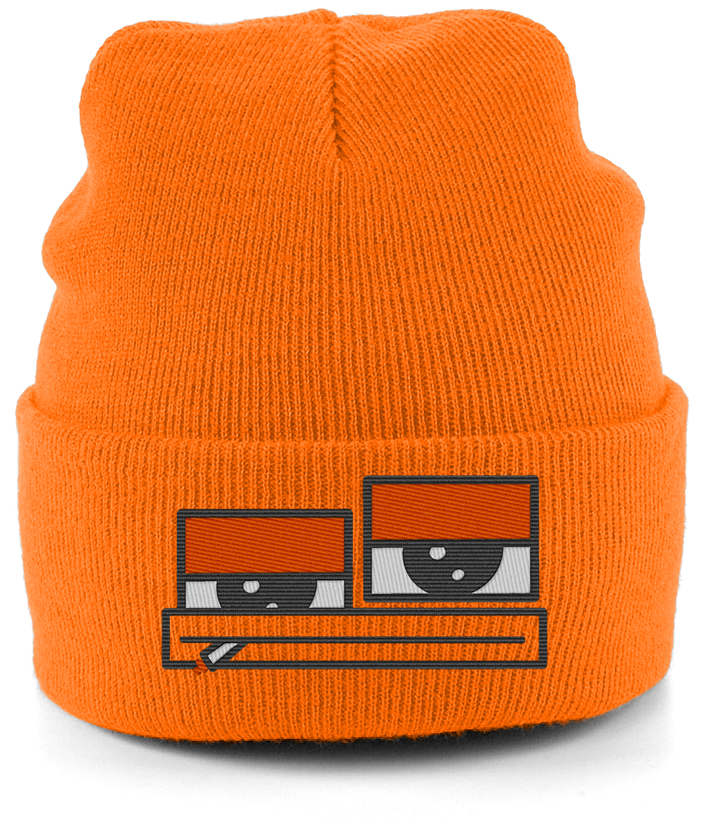 Mood Eyez - Promo Cuffed Beanie (Orange)