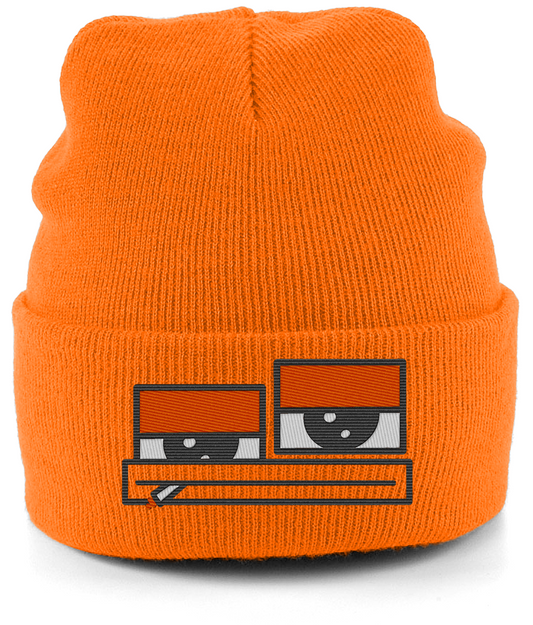 Mood Eyez - Promo Cuffed Beanie (Orange)